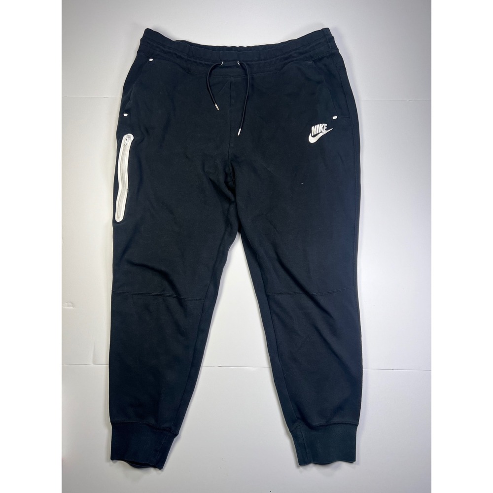 Nike Tech Fleece Joggers Mens XL Black Tapered Sweatpants CU4495-010